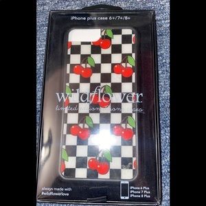 Cherry Checkered iPhone 8 Plus Phone Case❤️